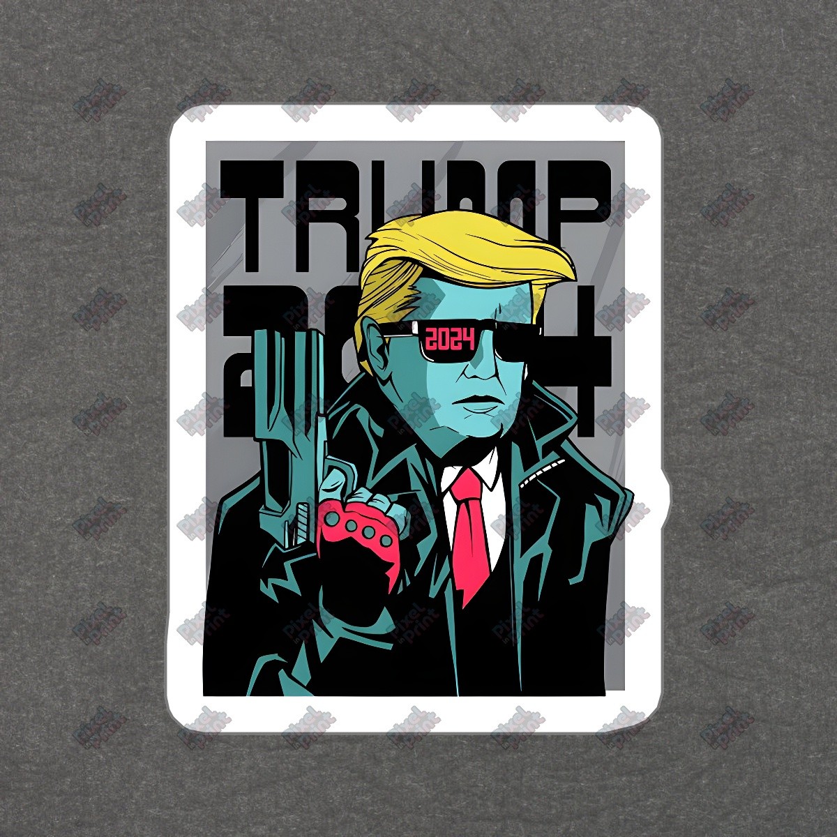 Trump 2024 Vinyl Decal Political Sticker Unique Gift for Supporters #630841