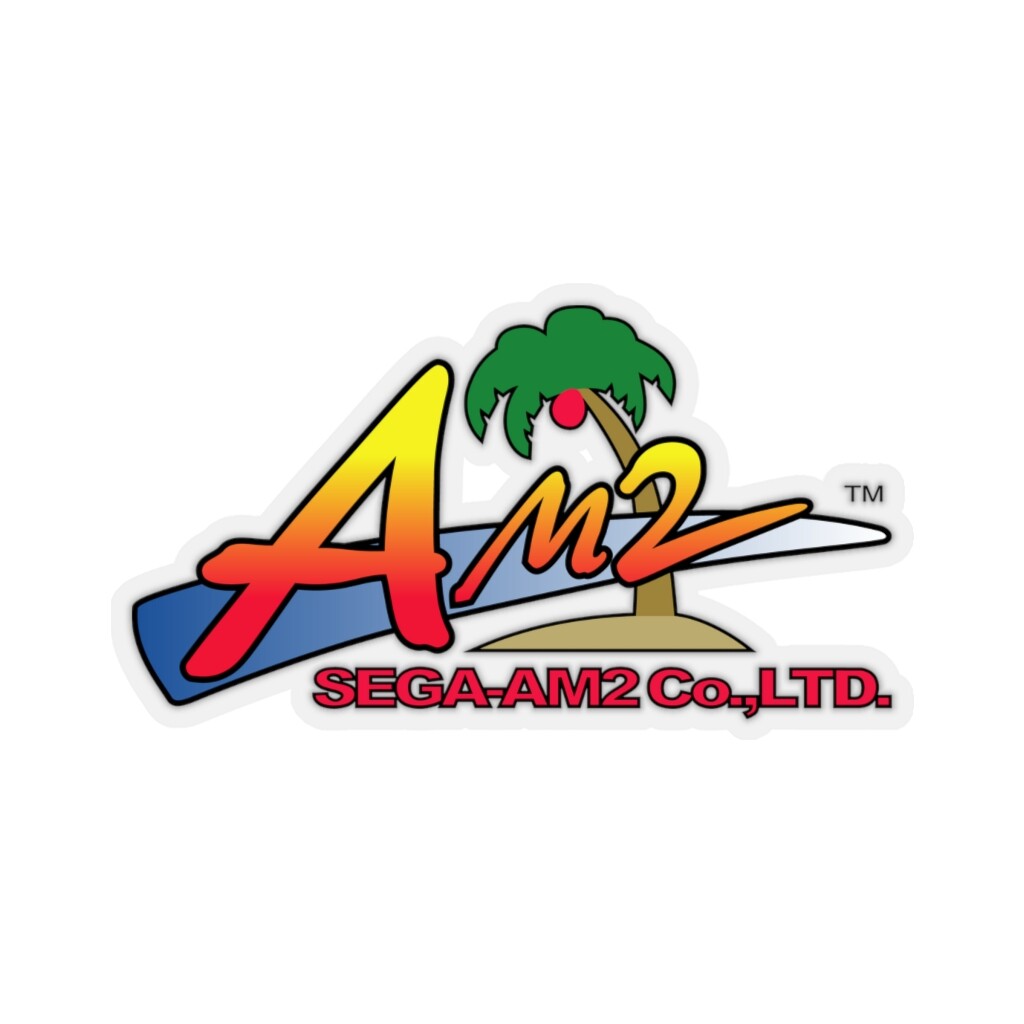 Sega AM2 Logo Kiss-Cut Stickers