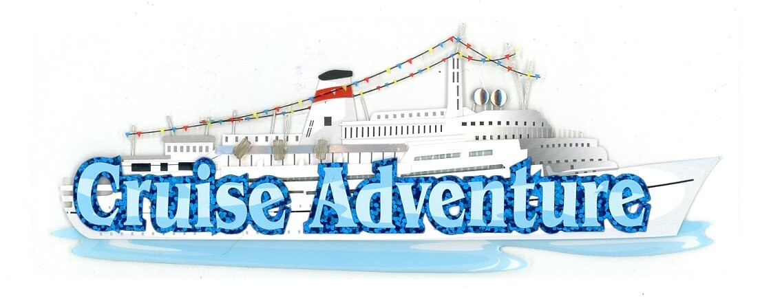 Cruise Adventure Title Vacation Scrapbook Stickers Jolees Ship Family Ocean