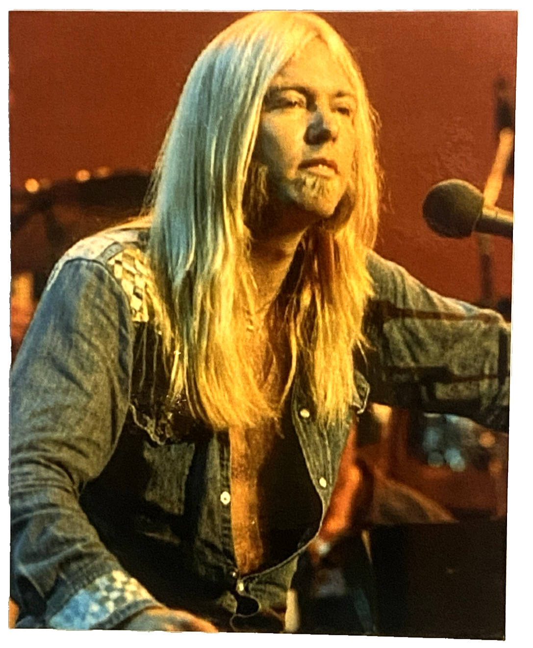GREGG ALLMAN *NEW* Glossy Rectangle Sticker 4.25″ x 5.25″