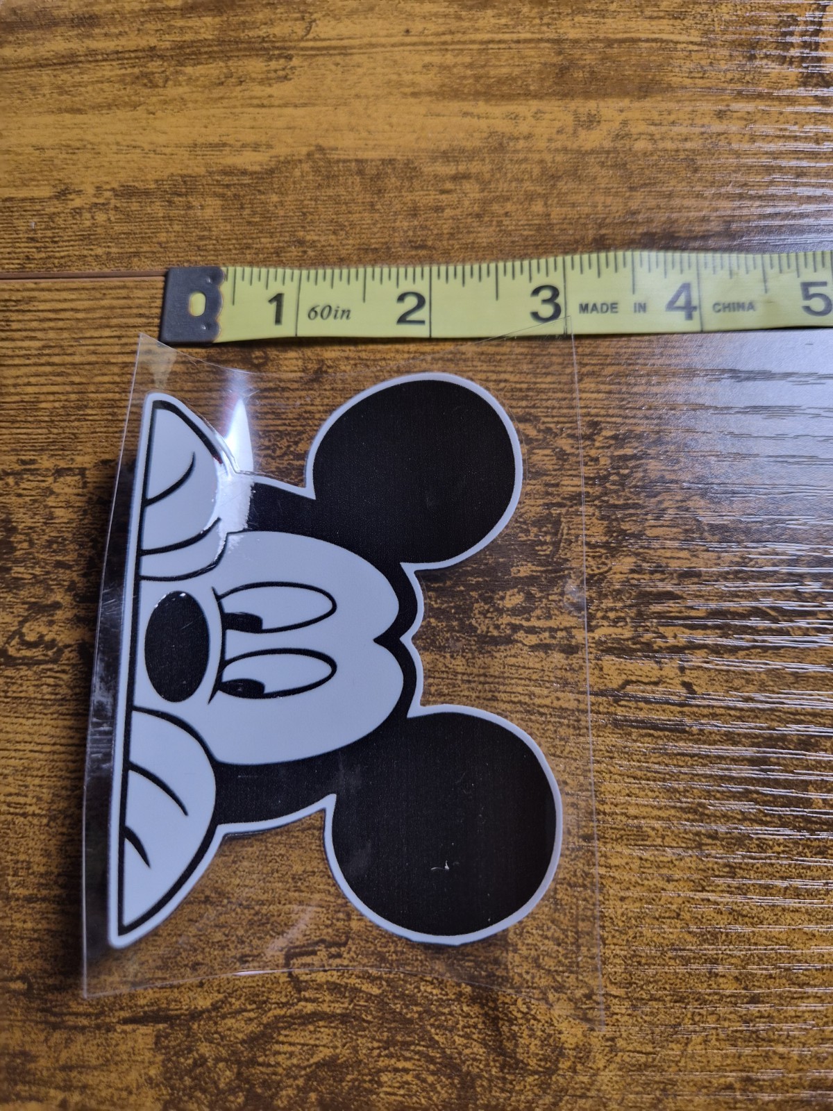 Mickey Mouse Disney High Quality UV DTF Raised Decal Sticker