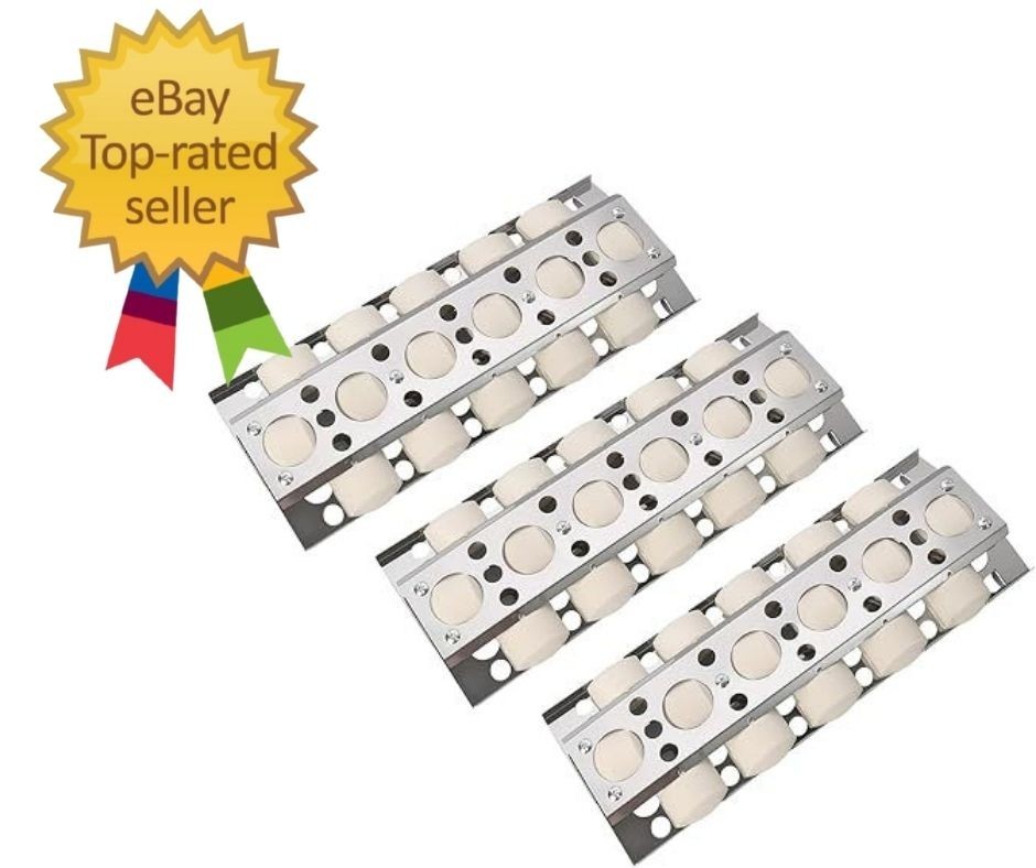 Heat Plate for Select Turbo Gas Grill Replacement Parts, 16.5 Inch Stainless Ste