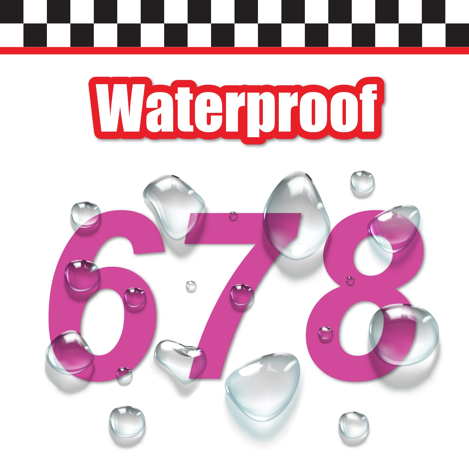 3x 3 Digit Custom Single Number Stickers Decal Locker Door Mailbox Arial Italic
