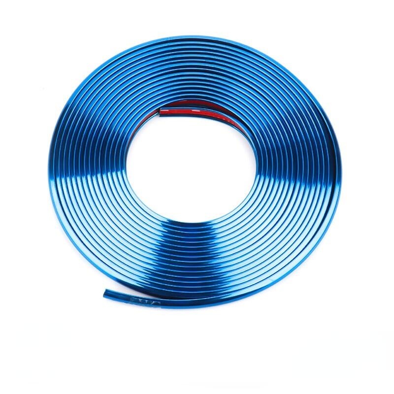 Self-adhesive Chrome Car Grille Moulding Strip Trim Scratch Protector Edge Trim