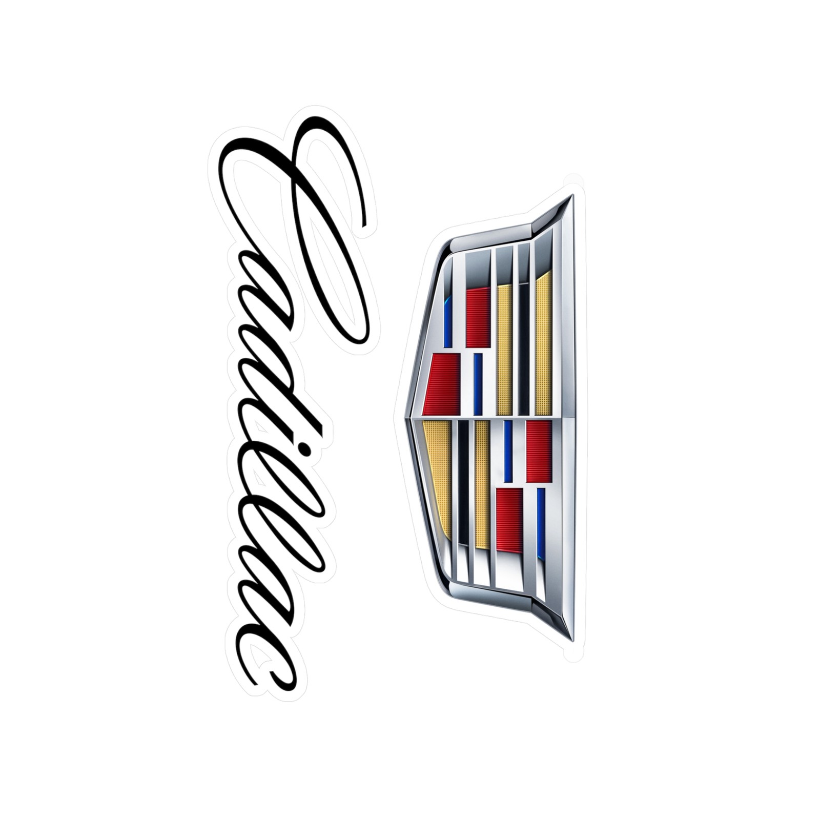 Cadillac, Car, Logo, American Cars, Decal Sticker