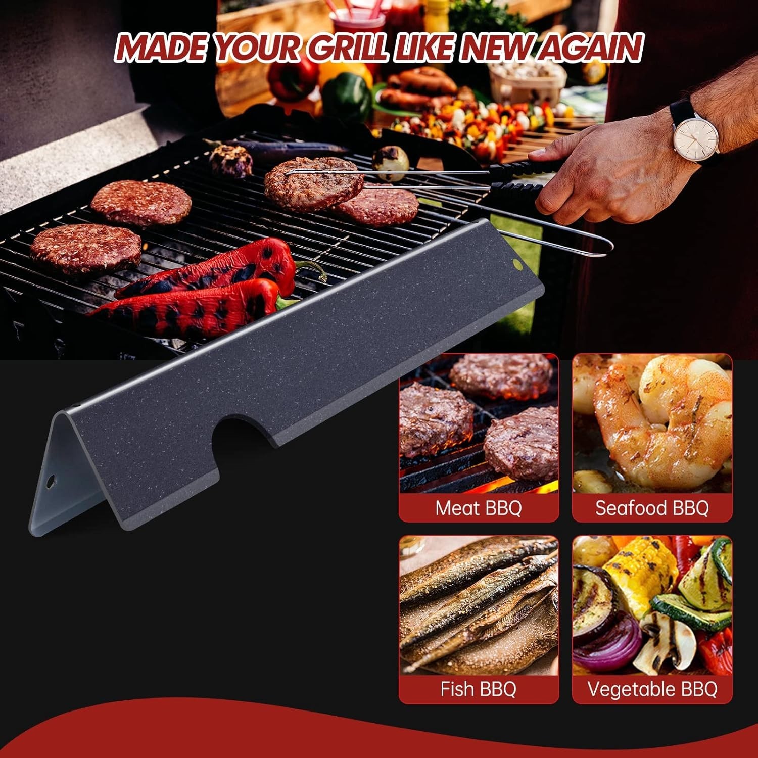 Grill Flavorizer Bars for Weber Genesis II E 410 S LX 440