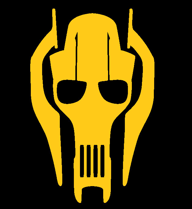 GENERAL GRIEVOUS, STAR WARS, Decal Stickers for Cars, Laptops, Tablets