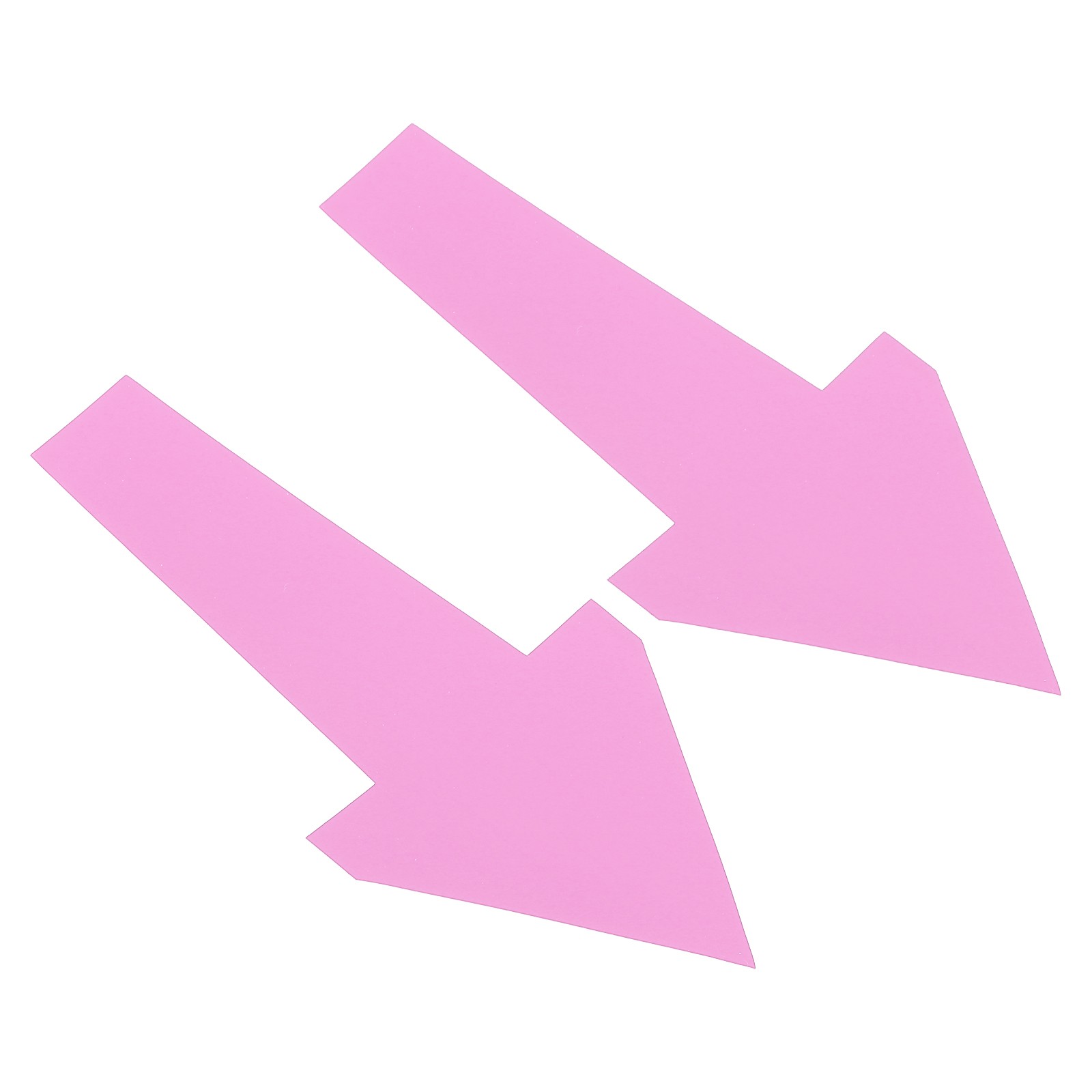12Pcs 12″ x 6″ Arrow Sticker, PVC Self Adhesive Arrow Sign, Pink