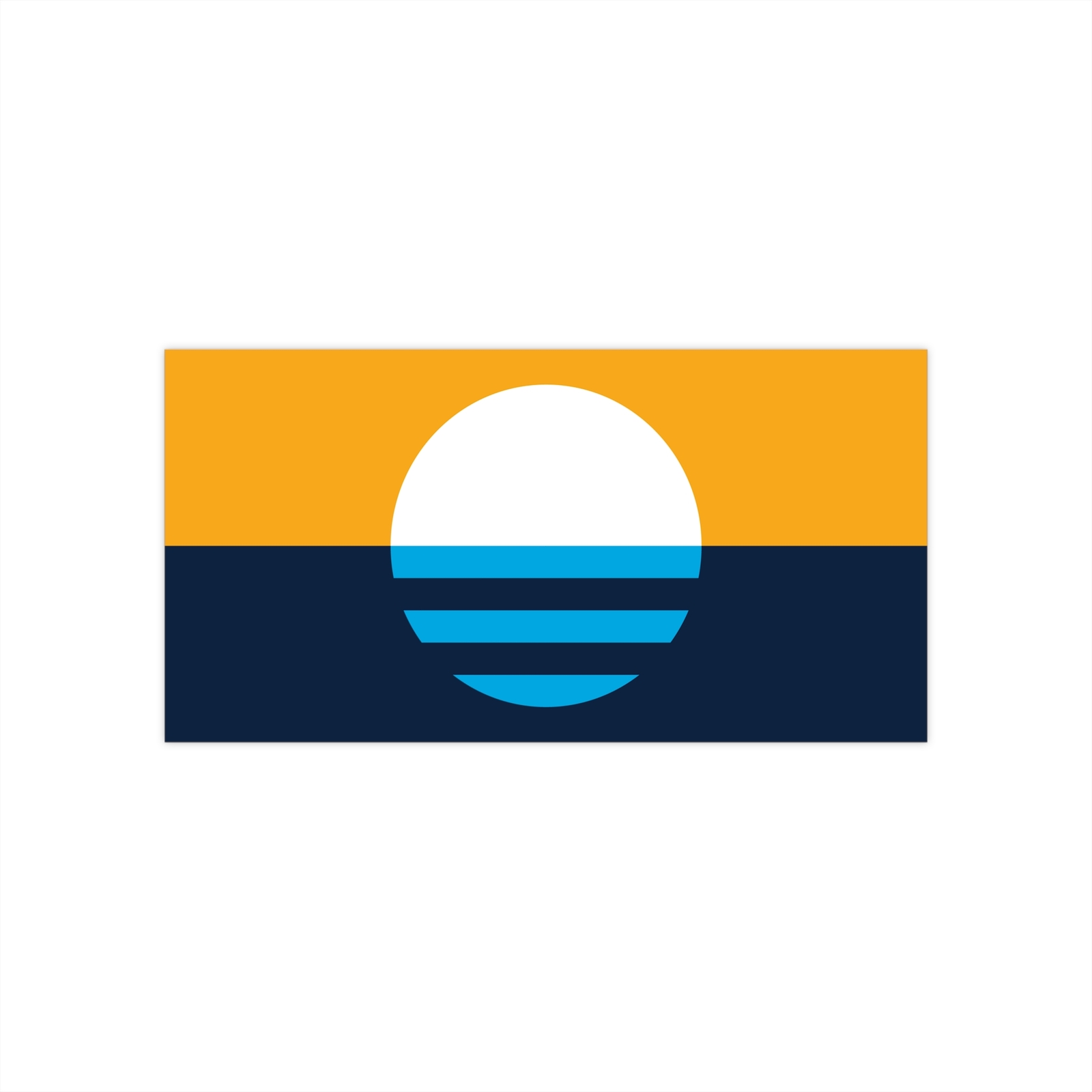 The People’s Flag of Milwaukee WI Car Bumper Sticker By RepMKE 7.5″ by 3.75″