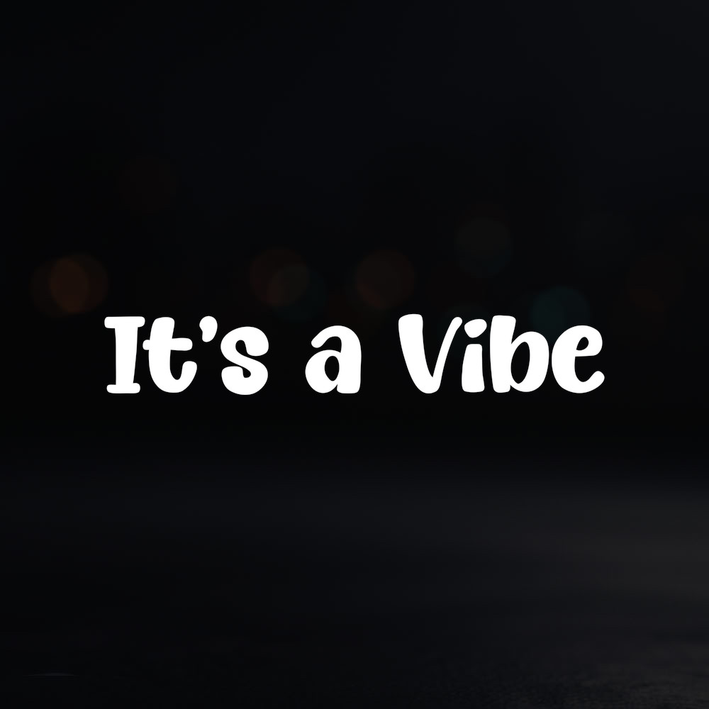 8in Vinyl Decal Sticker – “It’s a Vibe”