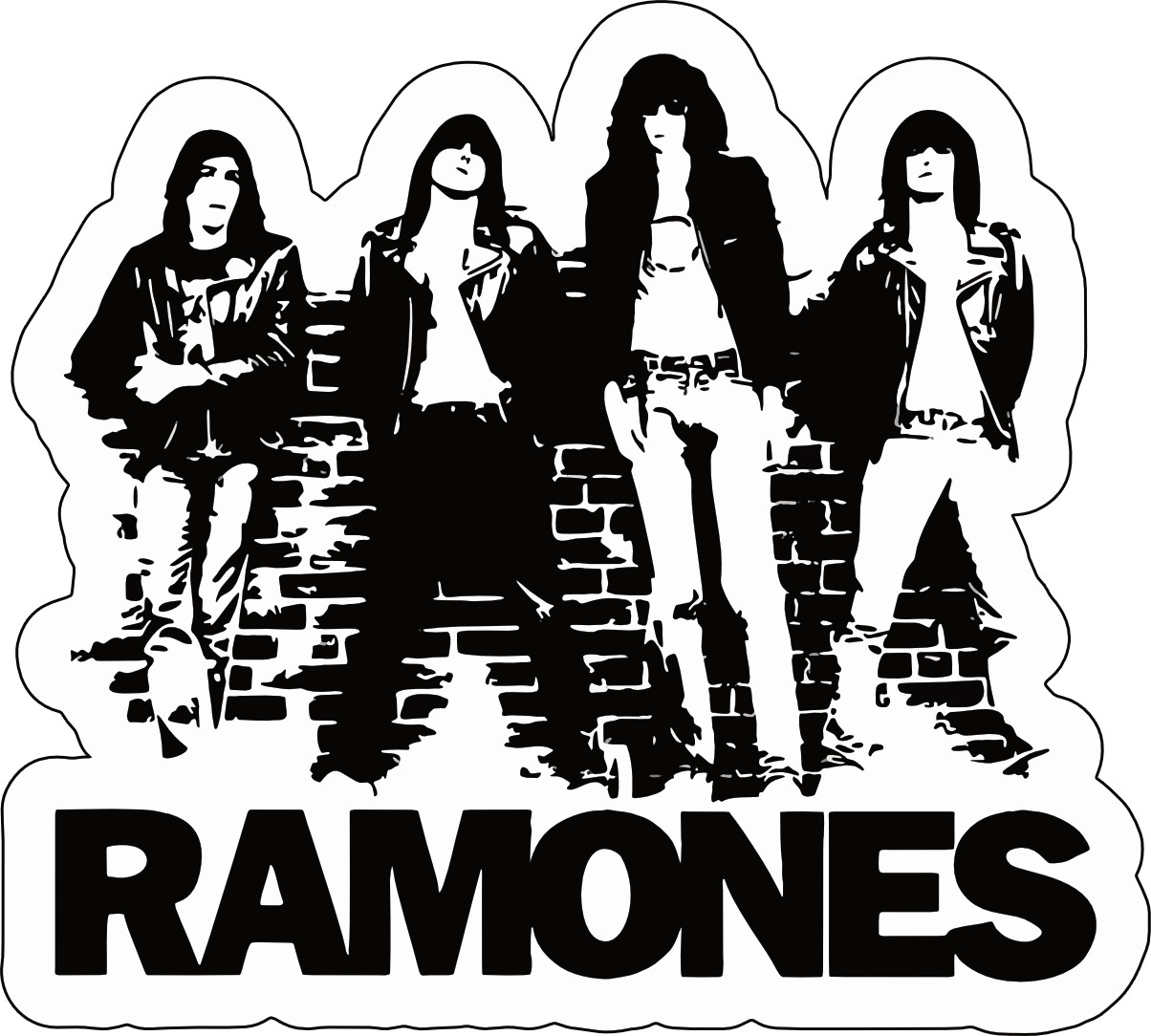 The Ramones First Album Cutout Sticker R027S