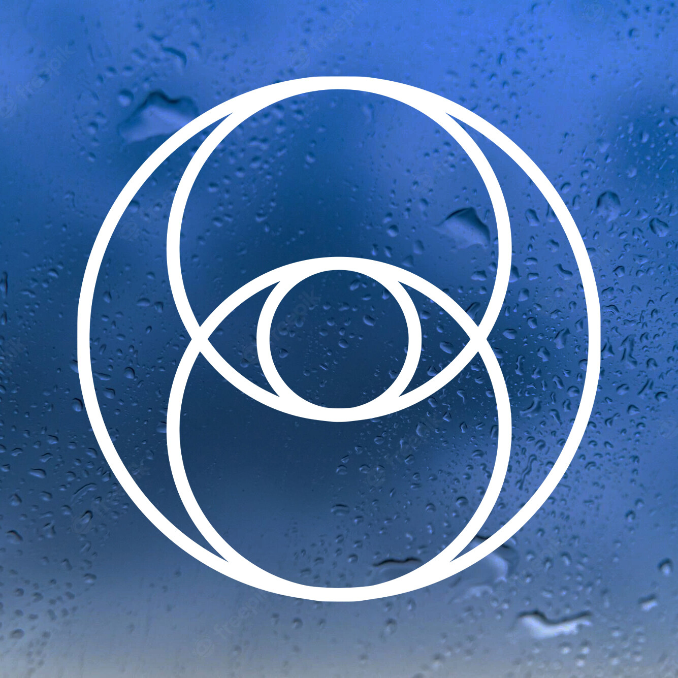 Vesica Piscis Vinyl Decal – Sacred Geometry Divine Circle – Die Cut Sticker
