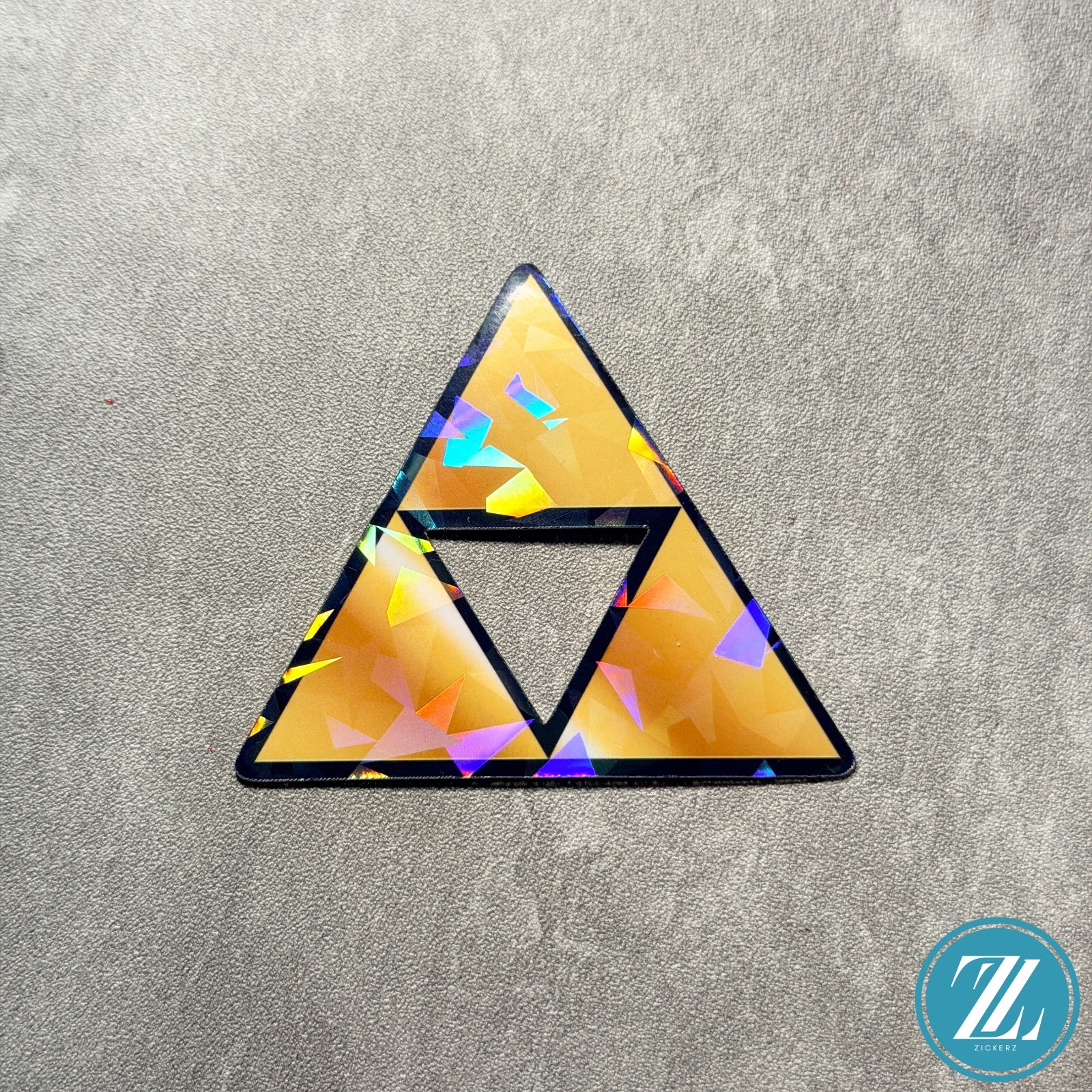 Triforce Sticker, Holographic Legend of Zelda Decal