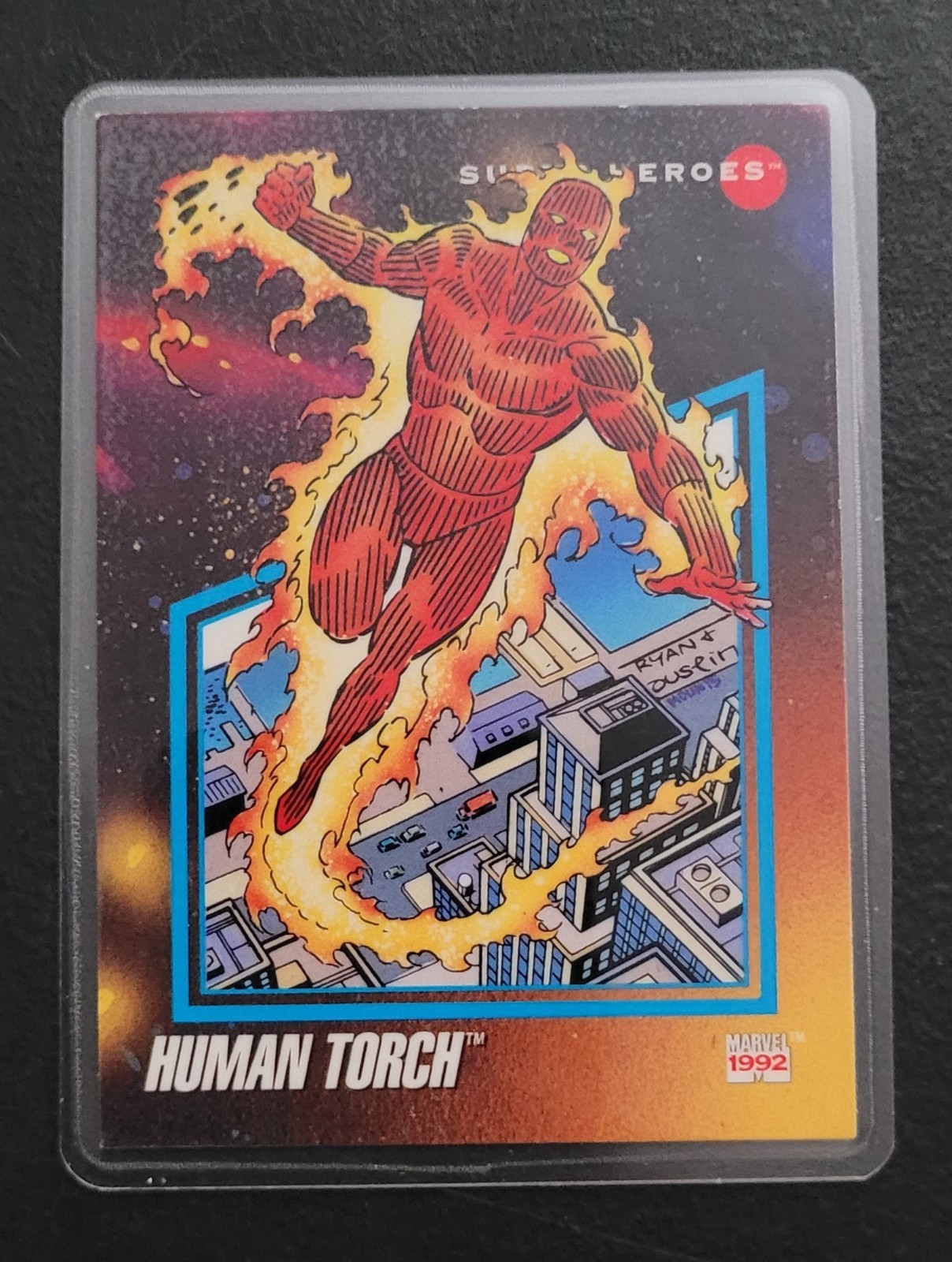 1990’s Impel Marvel Universe Super Heroes Fridge/Locker/Cabinet Laminated Magnet