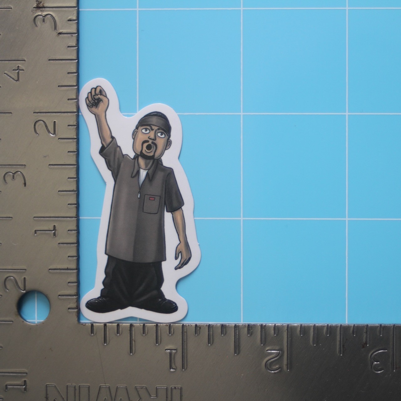 Homies Sticker (EL CHICANO) Mexican Gangster Lowrider, Gloss PVC Decal