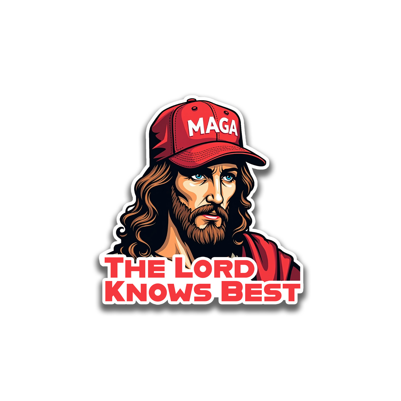 MAGA Sticker Funny Political Trump Laptop Tumbler Phone Stick On Vinyl