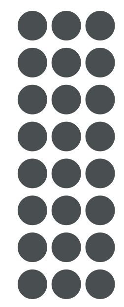 1″ Dark Grey Gray Round Label Dots Stickers Color Coding Inventory 1 Inch Dot