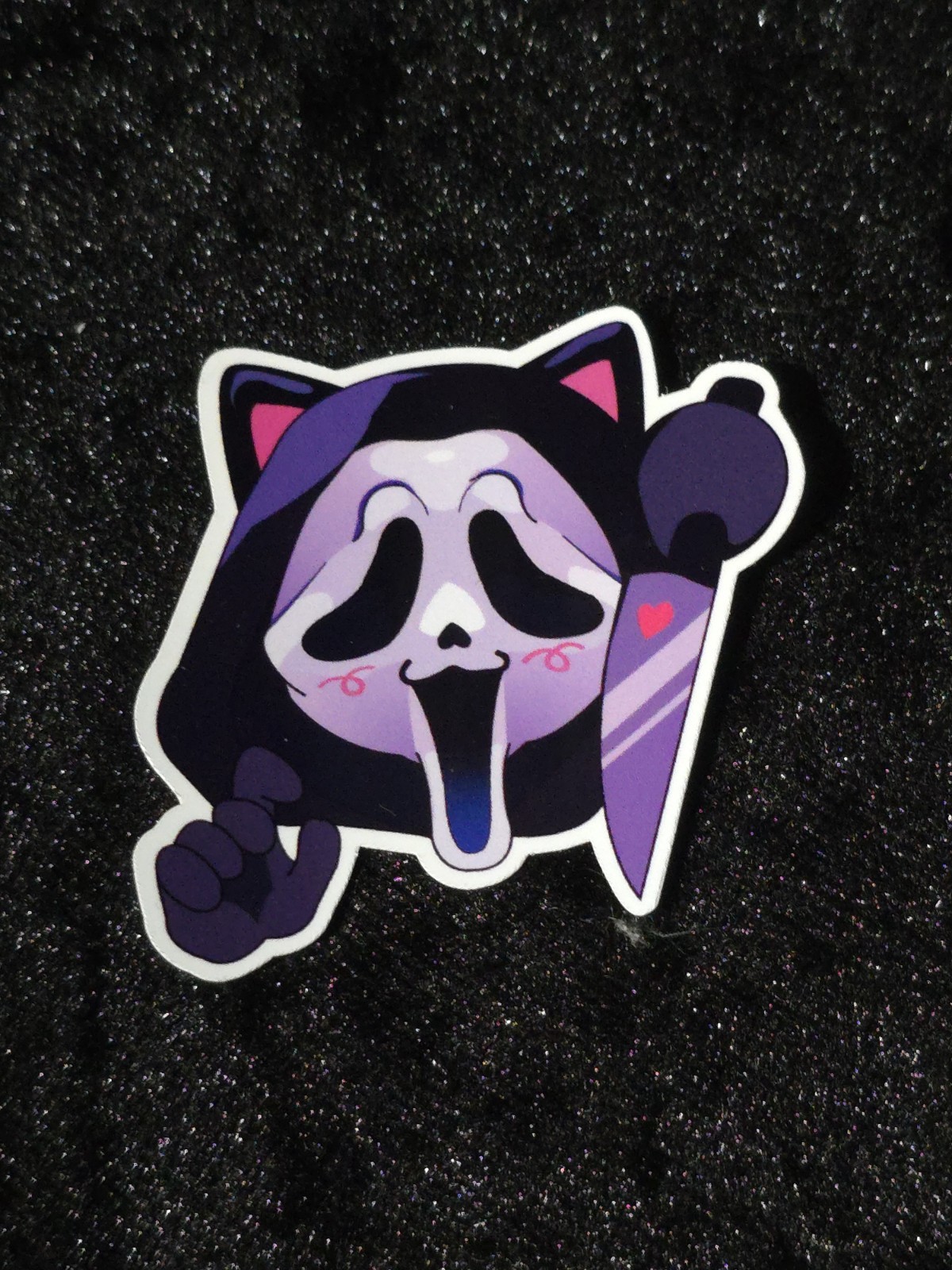 Ghostface Kitty 2″ Decal Sticker