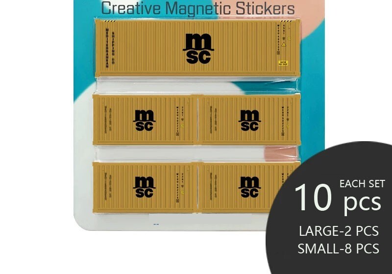 1OPCS Refrigerator magnetic sticker white board magnets shipping container decor