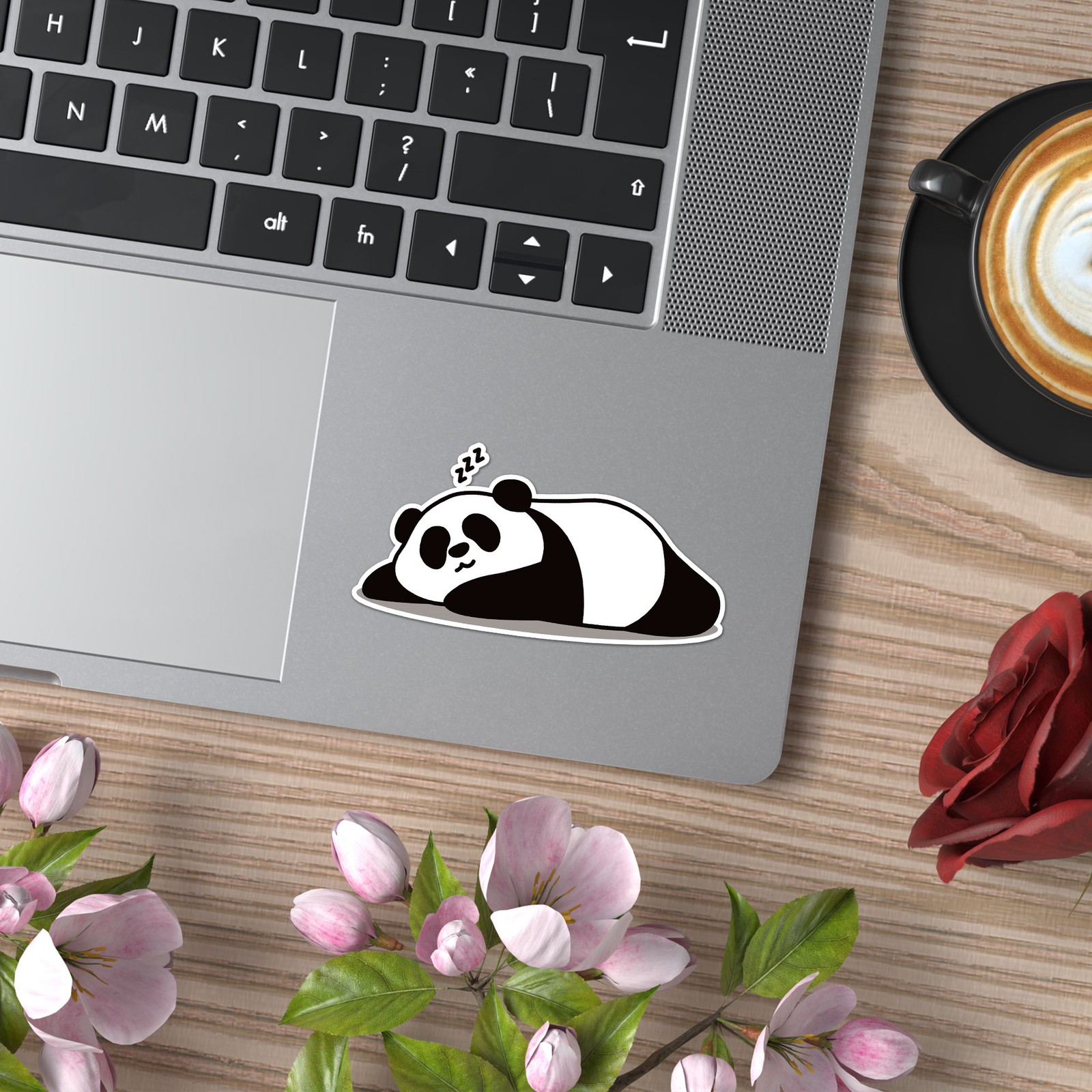 Sleeping Panda Bear – Vinyl Decal Sticker – Car Window Laptop – ebn7584
