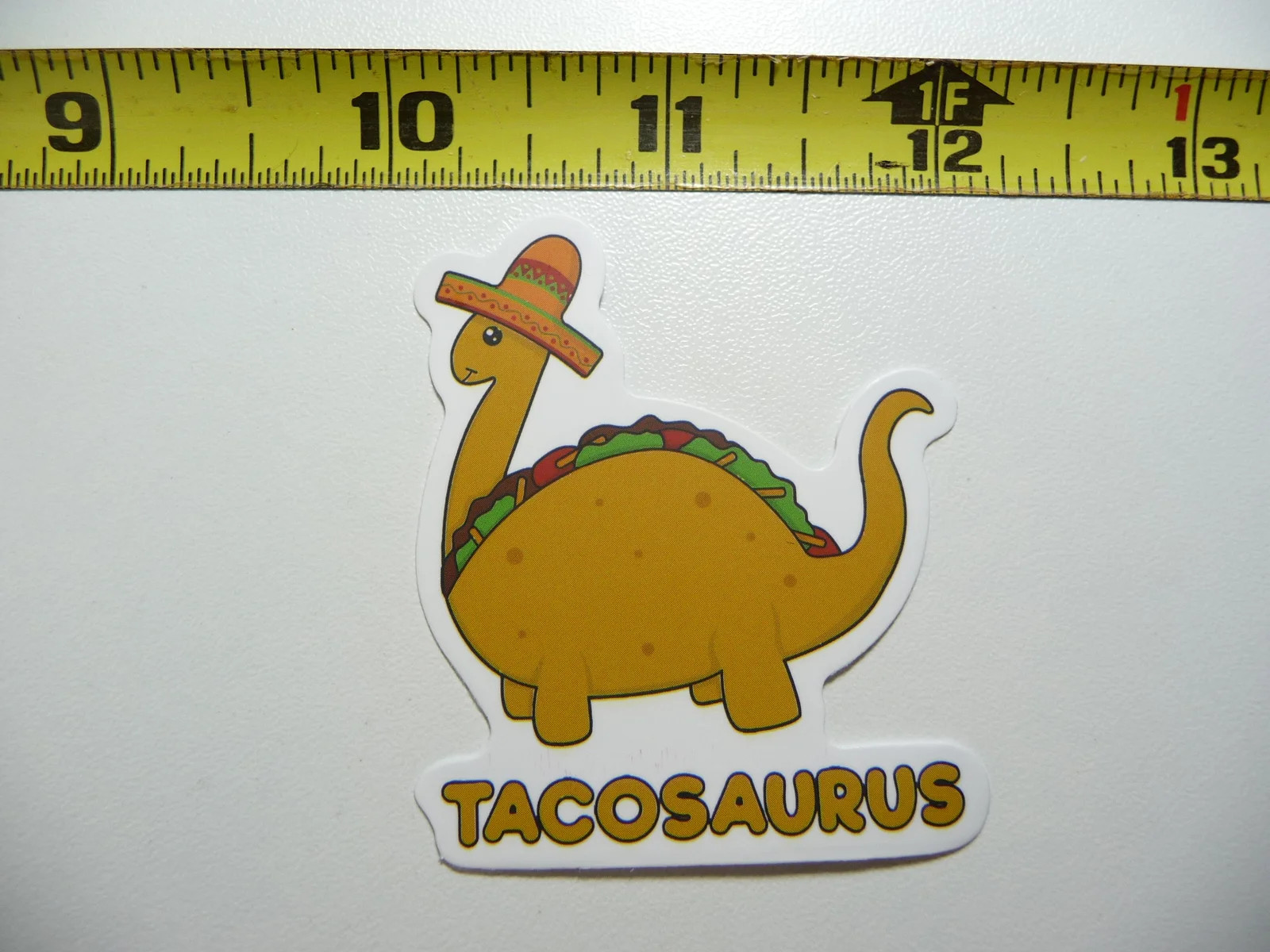 MEXICAN FOOD PREHISTORIC TACO SMALL STICKER DECAL MEXICO SOUTHWESTERN