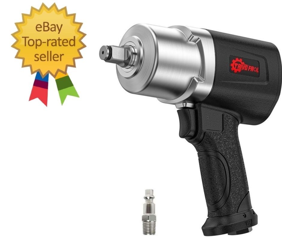 Air Impact Wrench 1/2″ – 1/2 Inch Impact Gun 1/2 Drive, 1500Ft-lbs, 8000RPM High