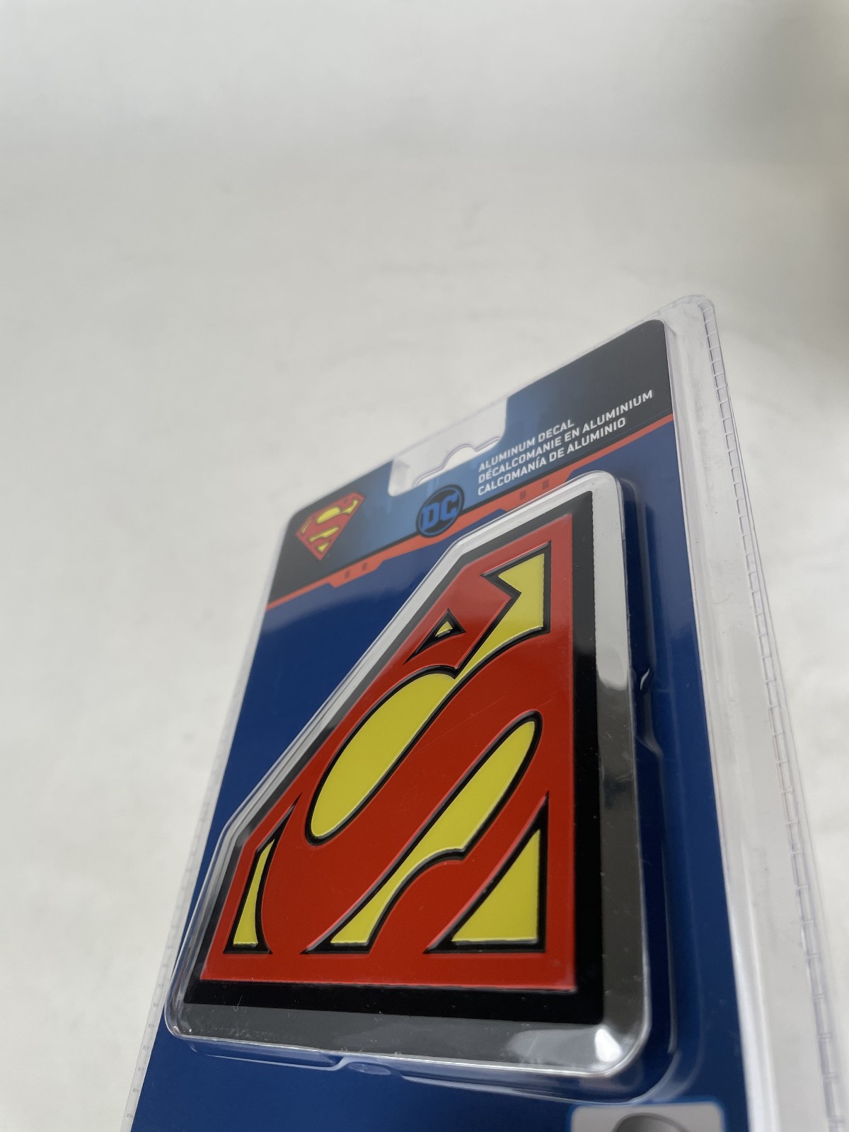 Official Licensed DC Comic Superman Super man Aluminum Color Emblem Decal 2 Pak