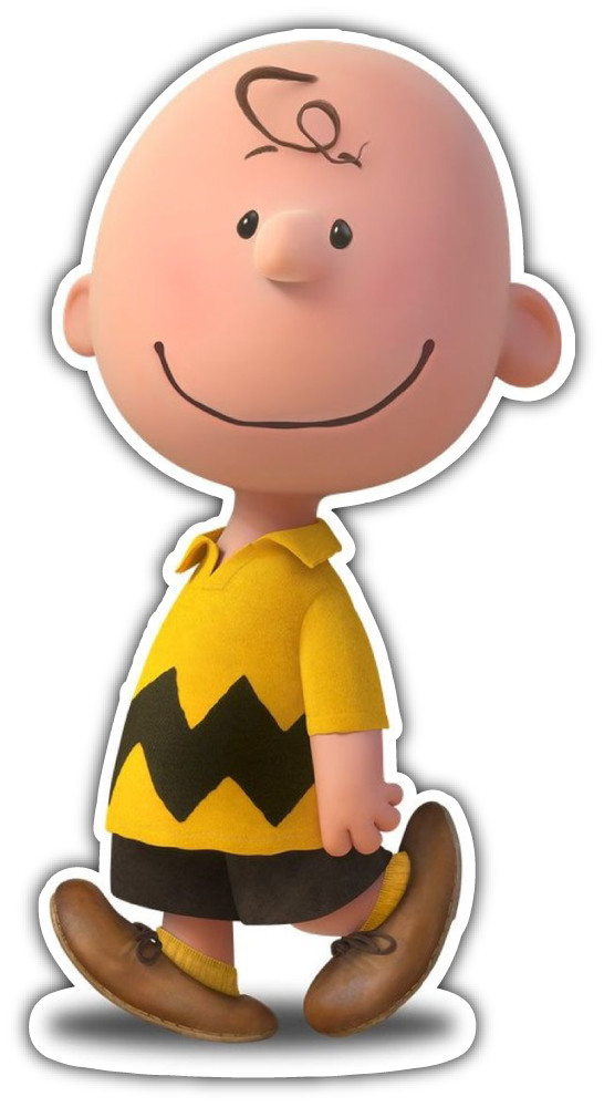 Charlie Brown Peanuts Cartoon Car Bumper Sticker Decal- 3” or 5”