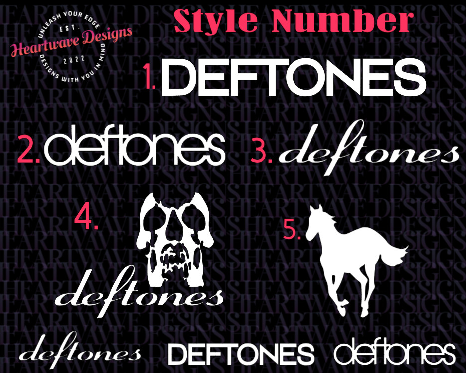 DEFTONES Custom Decal Vinyl Stickers