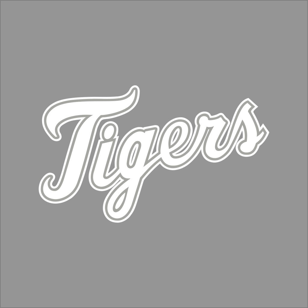 Detroit Tigers #4 MLB Team Logo 1 Color Vinyl Decal Sticker Car Window Wall