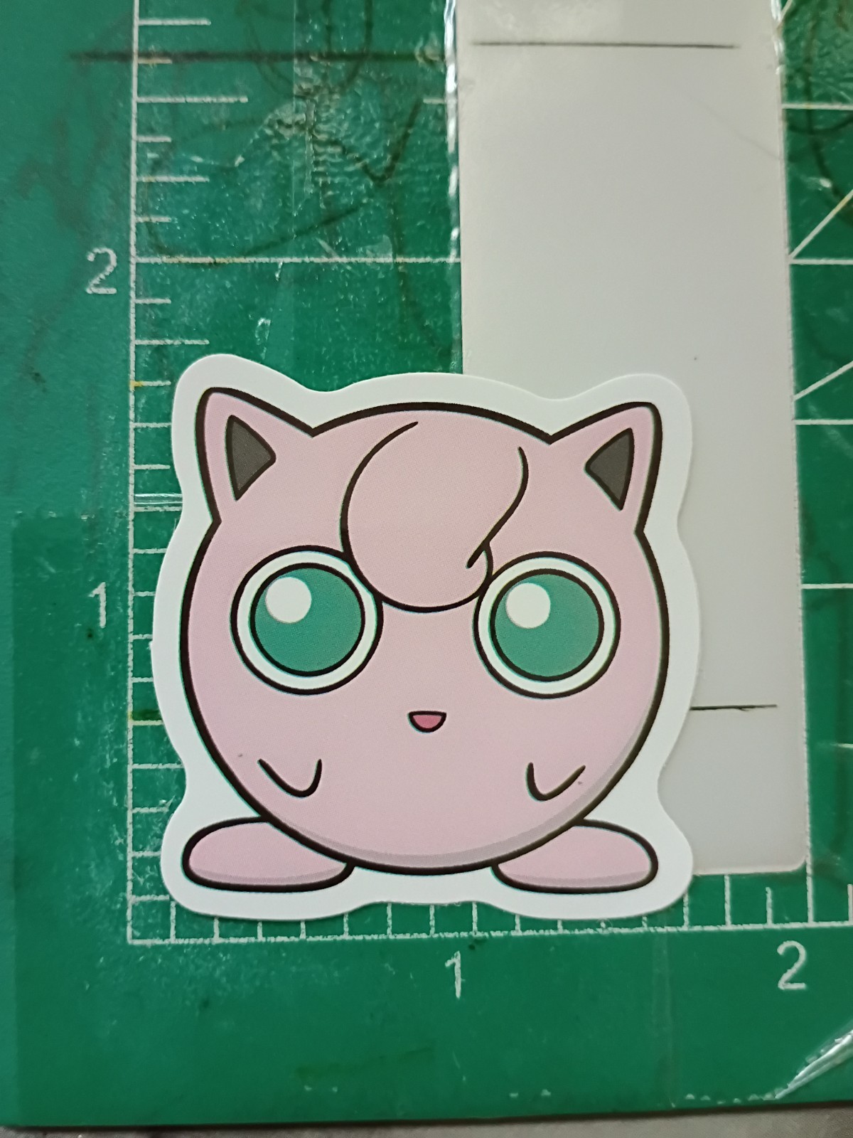 POKEMON STICKER X JIGGLYPUFF STICKER X VYNIL HIGH GLOSS DIECUT STICKER X 2X2…
