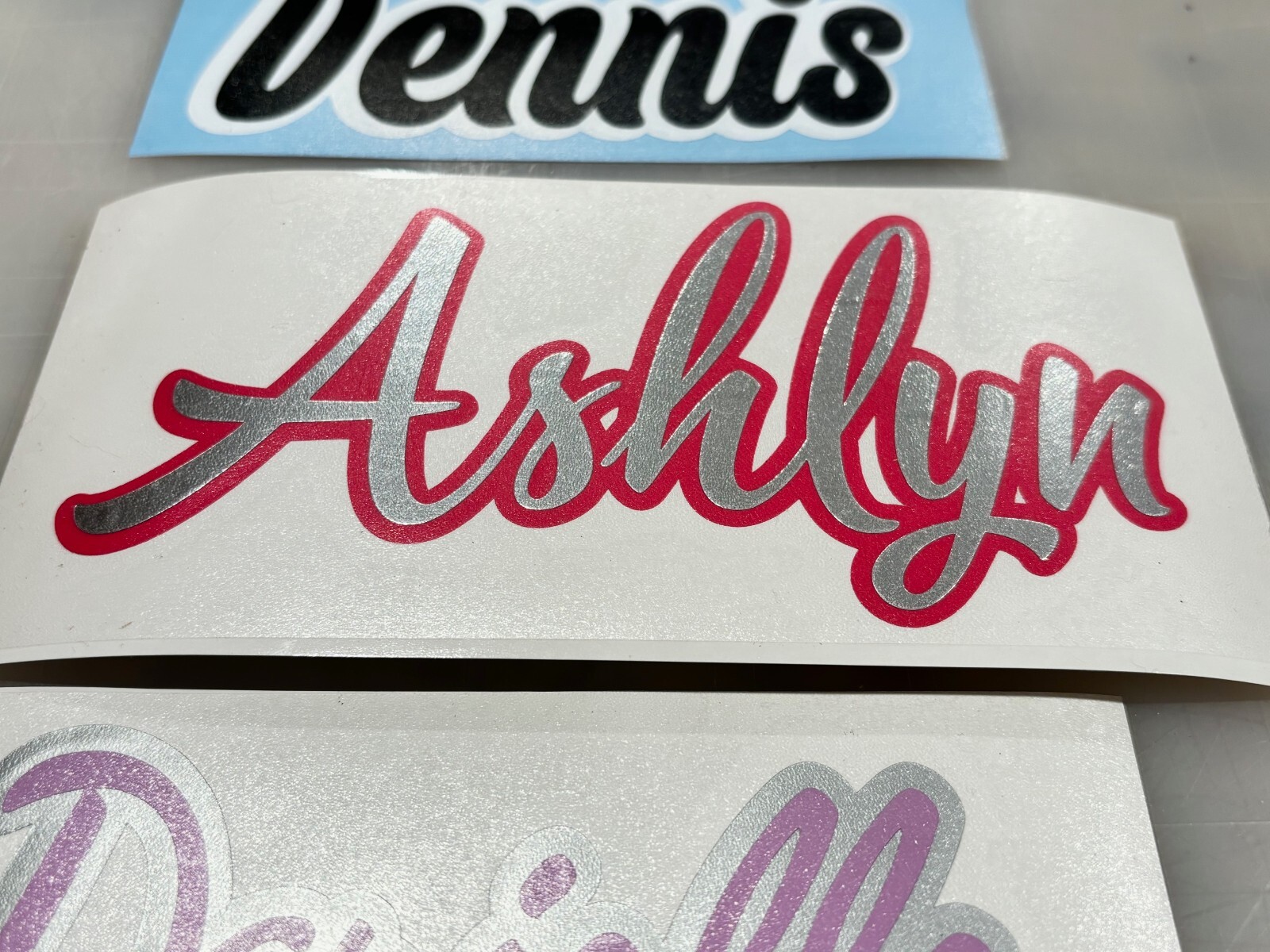 Your Name On A 5″ Vinyl Decal-Lotsa Fonts-Sizes-Colors Avail. Buy 2 Get 1 FREE