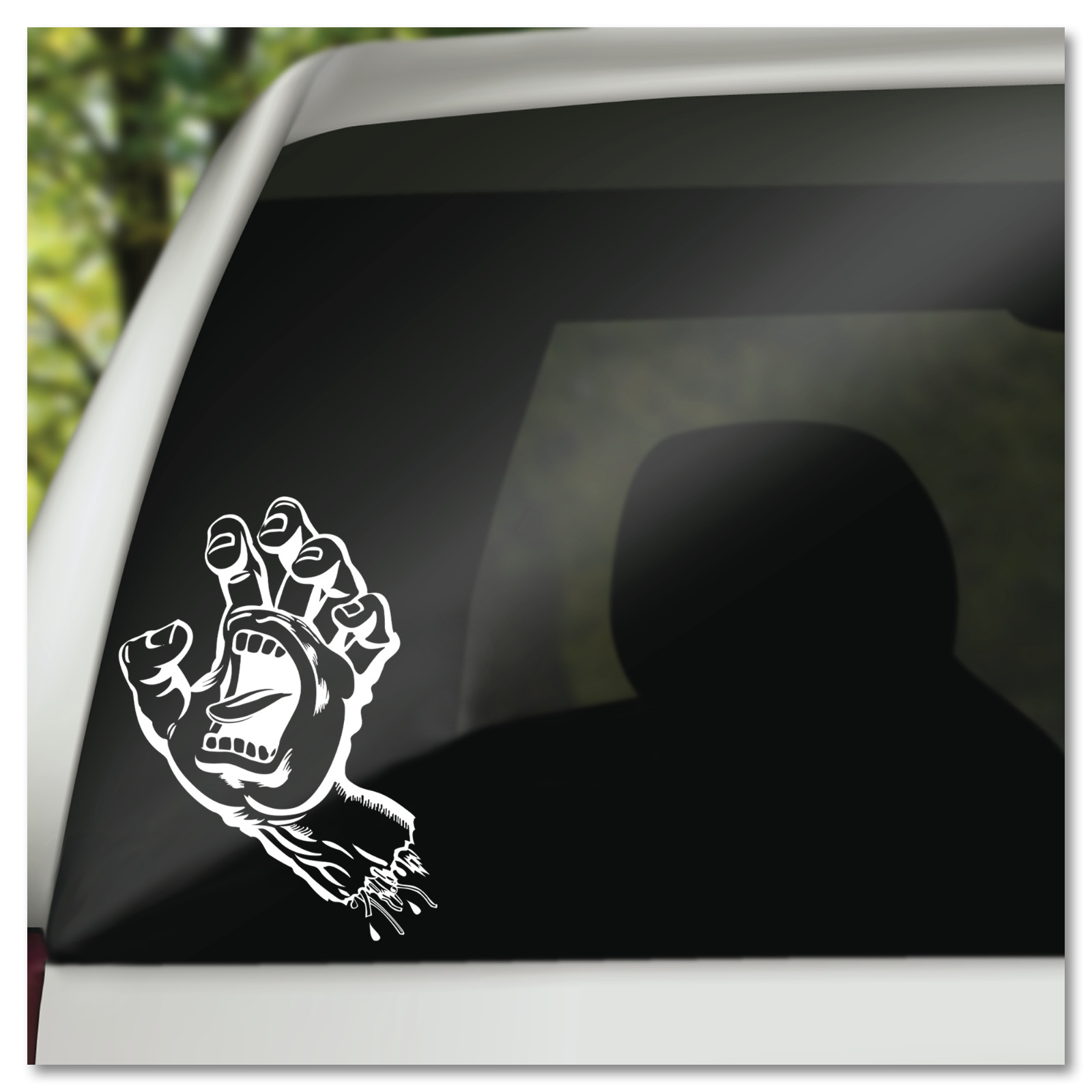 4″ Screaming Hand Santa Cruz Vinyl Decal Sticker