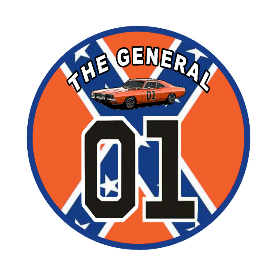 Dukes of Hazzard’s “The General” – 4″ Handmade Vinyl Decal Truck Cooler Decor 26