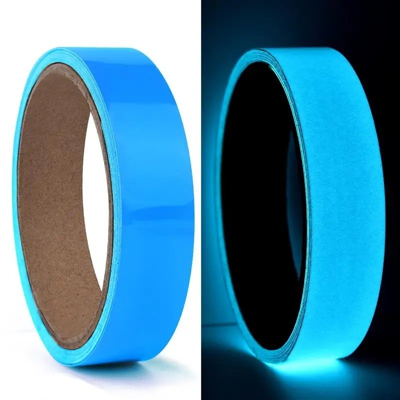 Self-Adhesive Luminous Safety Tape Fluorescent Glow in Dark Warning Tape 3M