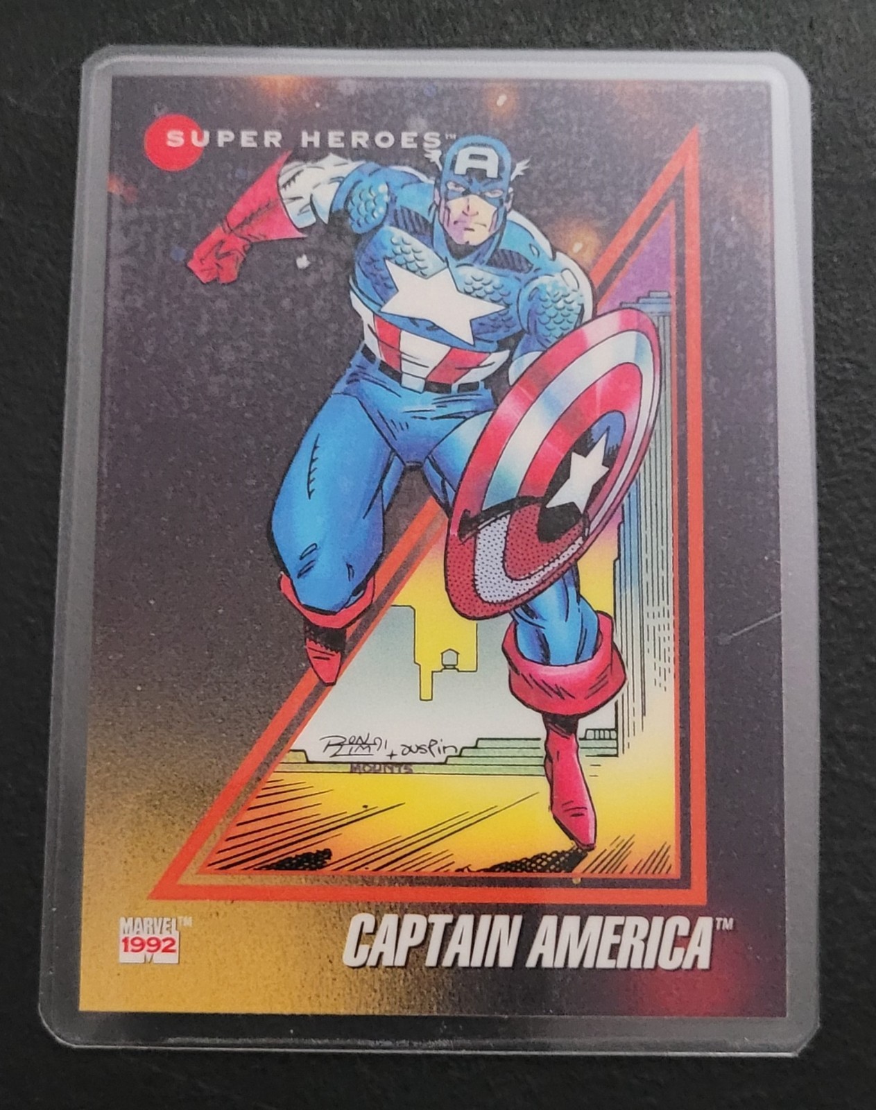 1990’s Impel Marvel Universe Super Heroes Fridge/Locker/Cabinet Laminated Magnet