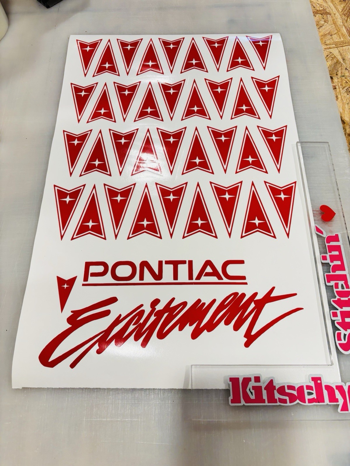 Pontiac Excitement Vinyl Decal Many Sizes/Colors Buy 2 Get 1 Free FREE Ship
