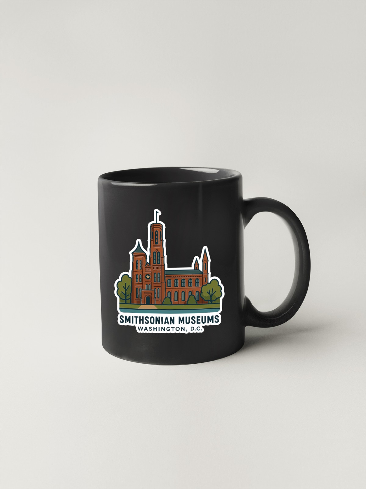 Smithsonian Museums Washington DC Sticker Decal Vinyl Die-Cut Symbolic Landmark