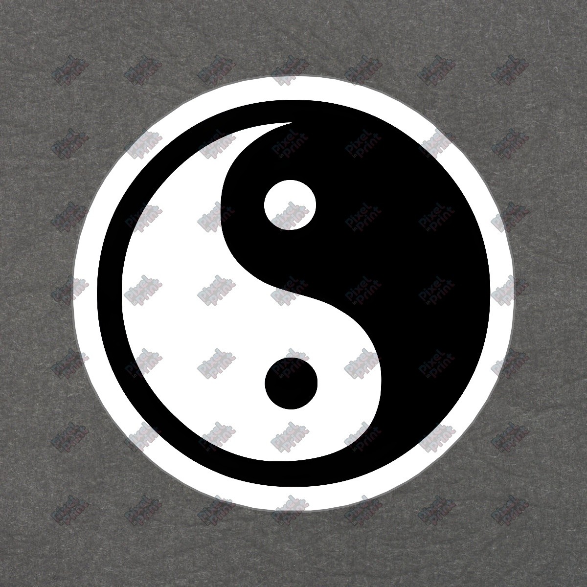 Yin Yang Vinyl Sticker Decal Black and White Symbol for Home Decor, #859149