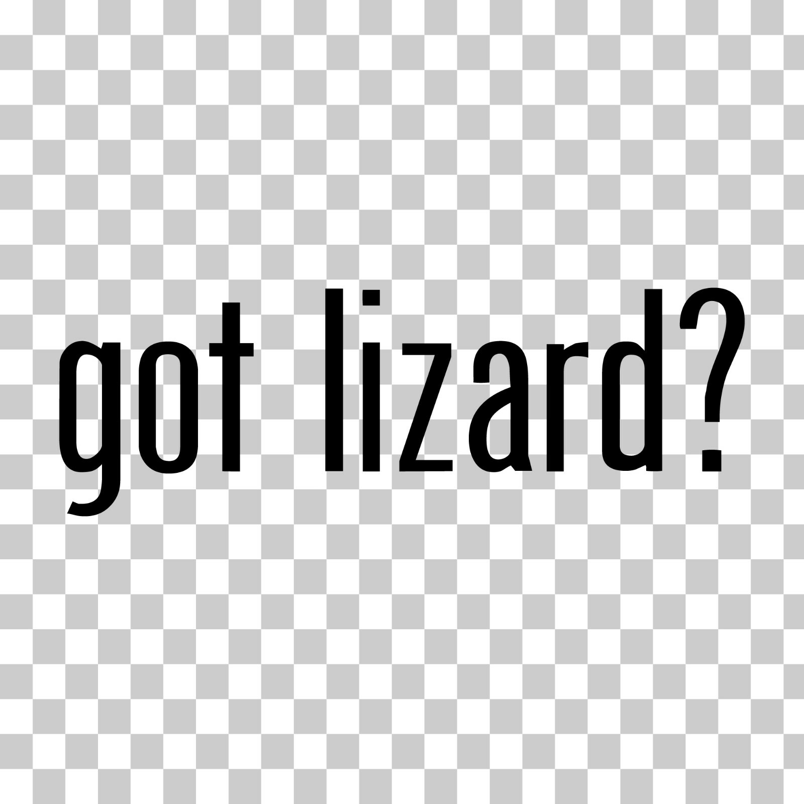 Got Lizard? Custom Vinyl Sticker / Decal Reptile, Exotic Pets, Iguana