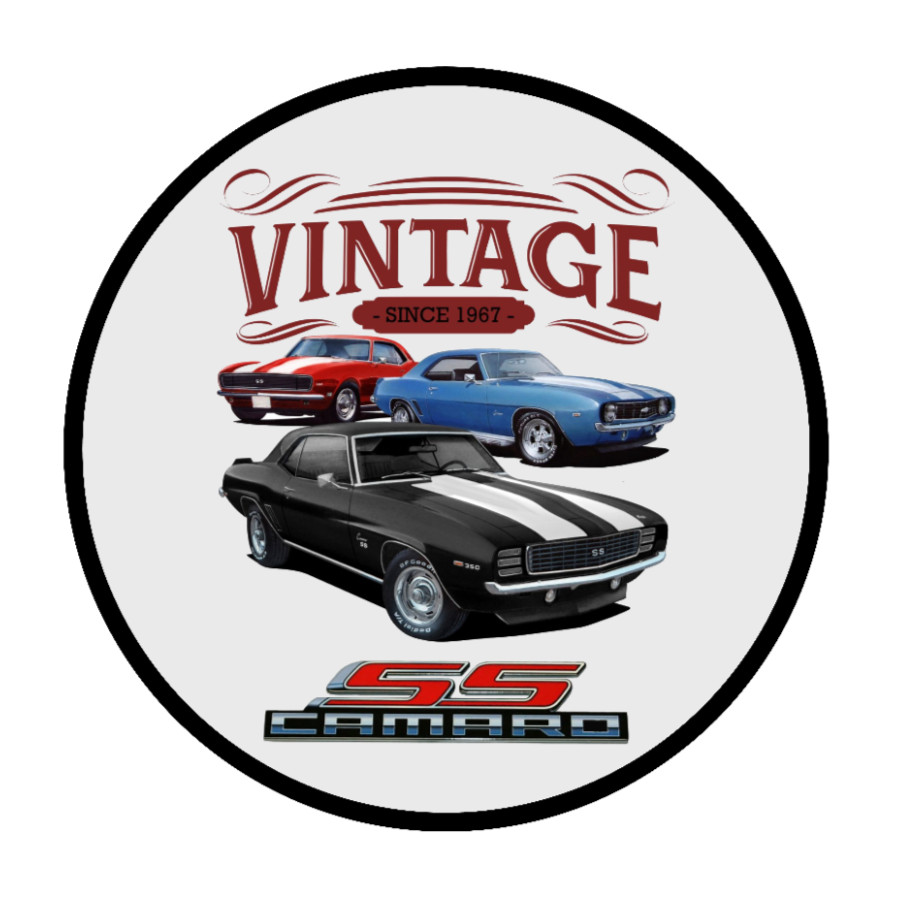 Car Classics “Vintage SS Camaro” – 4″ Vinyl Decal Sticker Handcrafted Car Truck