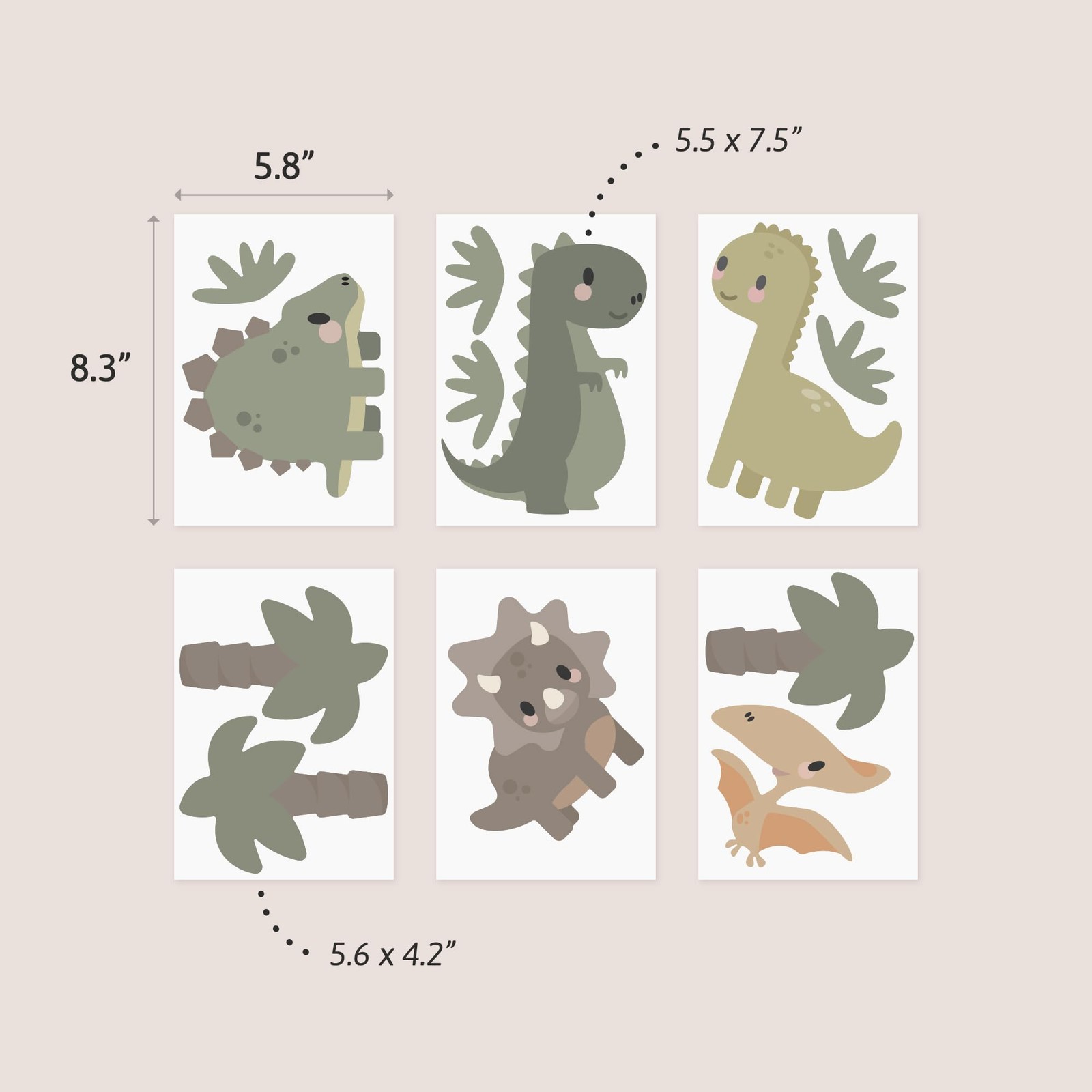 – Dinosaur Wall Decals – Easy-to-Apply & Removable Wall Stickers: Transform Y…