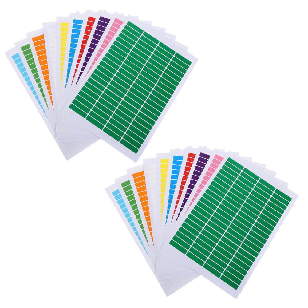 20 Sheets Waterproof Material Label Name Tags Stickers Labels Paper Handwritten