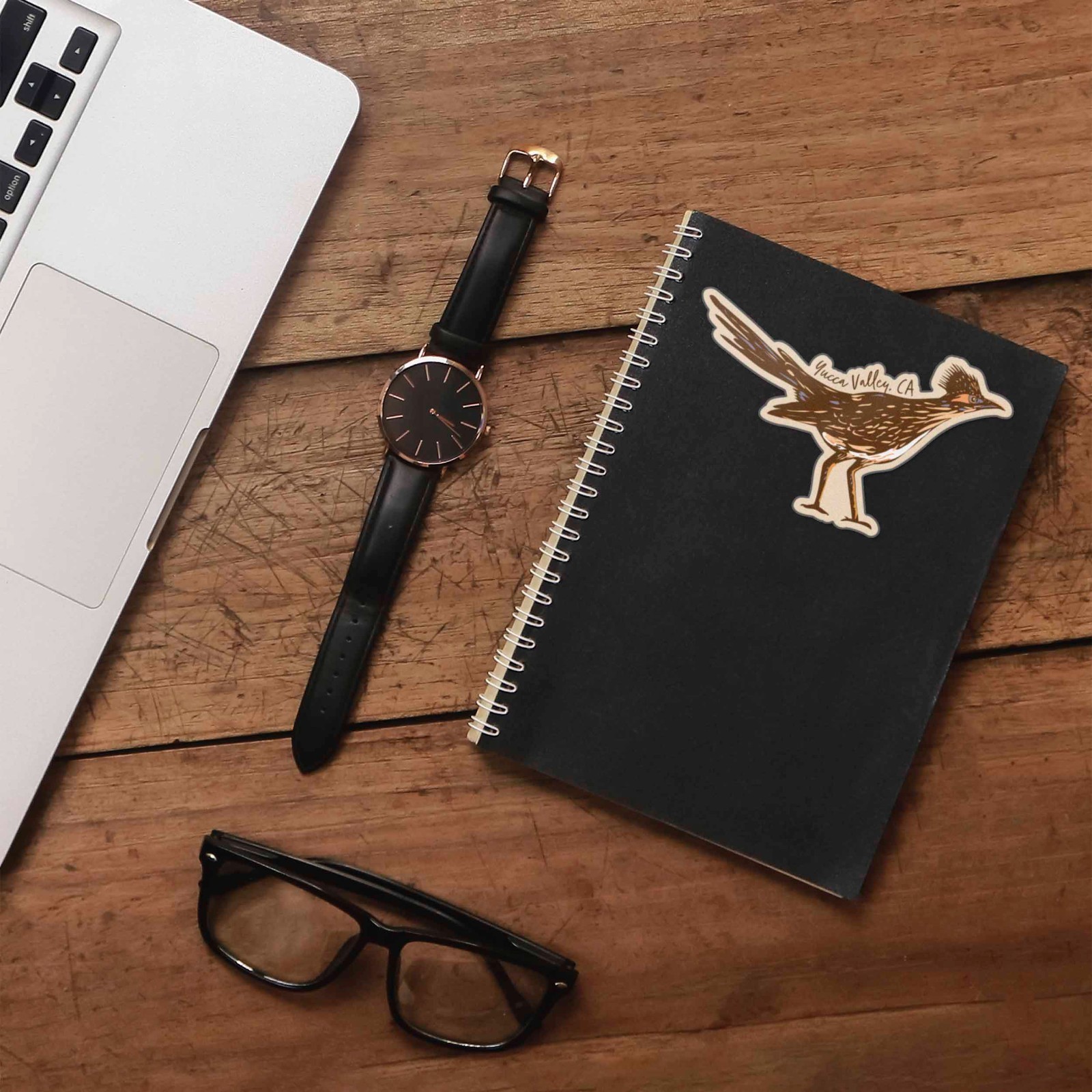 Yucca Valley Roadrunner Sticker – Southern California Bird Decal for Laptop