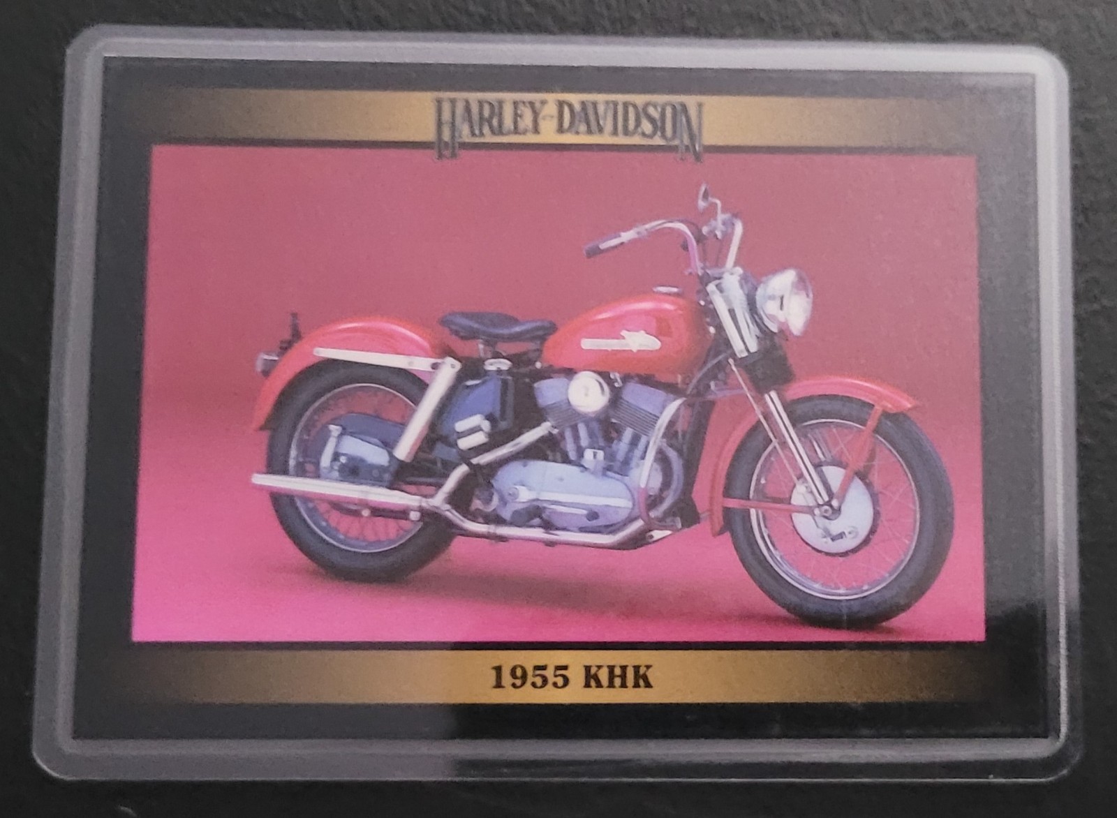 Vintage Harley Davidson Collectible Card Fridge/Locker/Cabinet Laminated Magnets