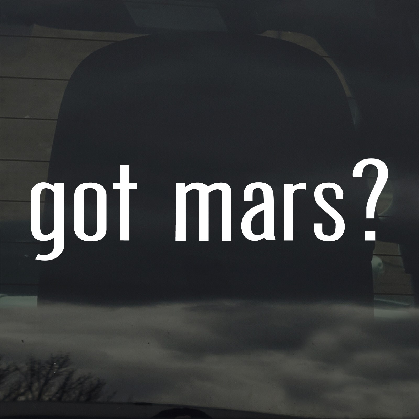 Got Mars? Custom Vinyl Sticker Decal Planet Space Travel Solar System