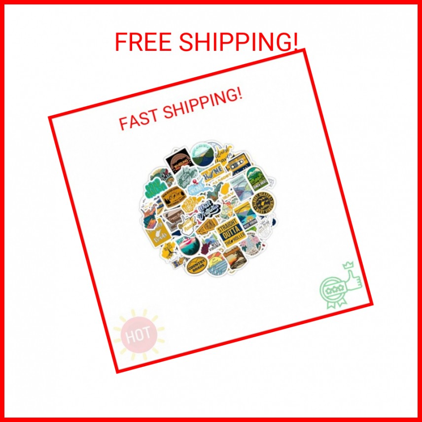 BulbaCraft 100Pcs West Virginia Stickers for Water Bottle and Laptop – West Virg