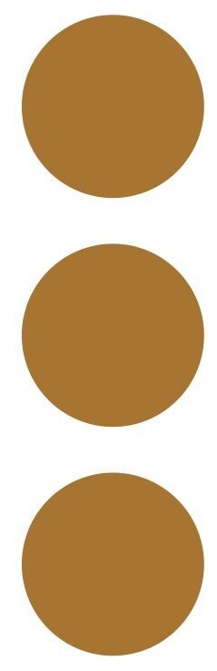 2.5″ Metallic Gold Round Label Dots Stickers Color Coding Inventory 2.5 Inch Dot