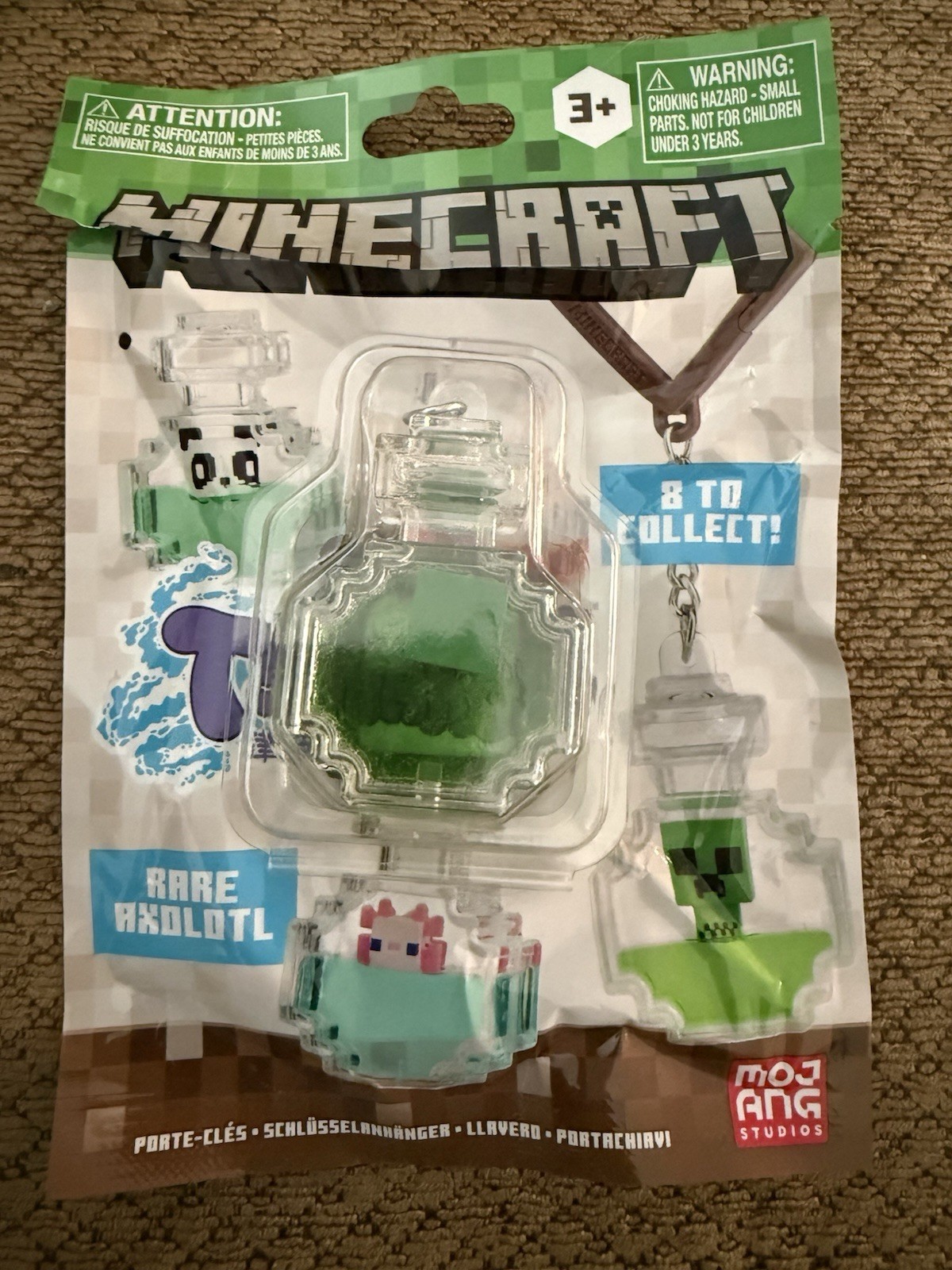Minecraft Potion Tsunameez Acrylic Keychain Charm Multicolor NWT CHOOSE!