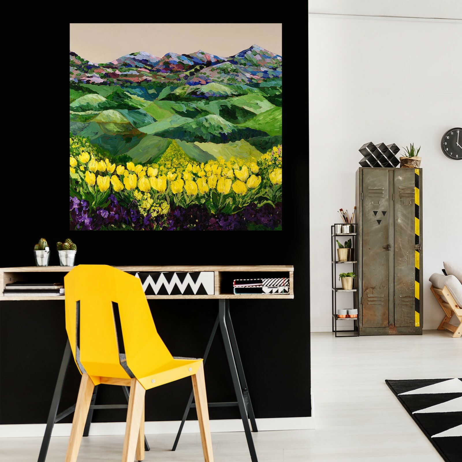 3D Yellow Hanada A44 Wall Stickers Wall Murals Wallpaper Allan P Zoe